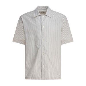 Norse Projects Mads Poplin Stripe Ss Shirt Tag Size M Men